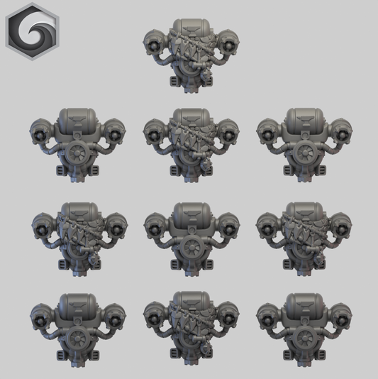 Anvil Warden Mixed Jump Pack x 10 ~  Greytide Studio