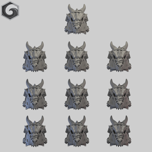 Anvil Warden Shoulderpad A x 10 ~  Greytide Studio