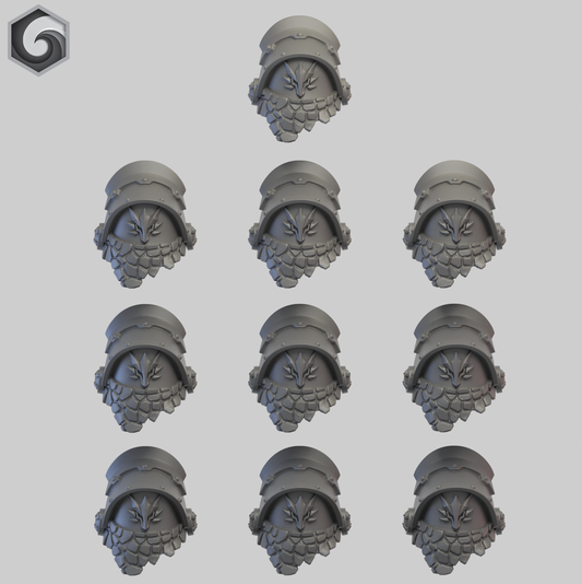 Anvil Warden Shoulderpad H x 10 ~  Greytide Studio