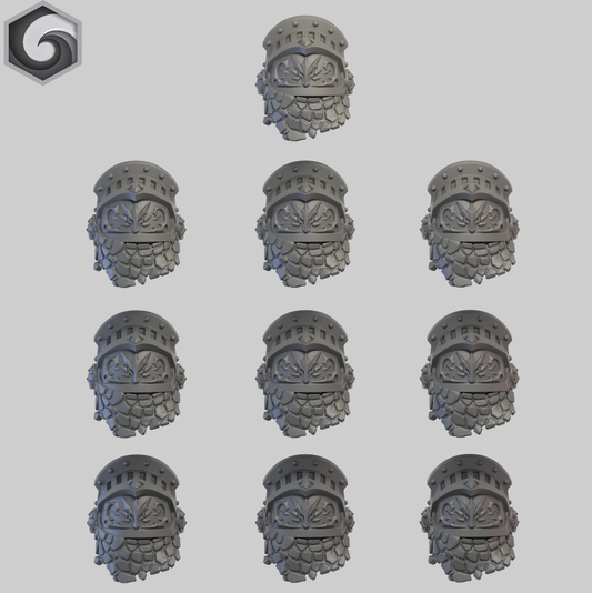 Anvil Warden Shoulderpad J x 10 ~  Greytide Studio