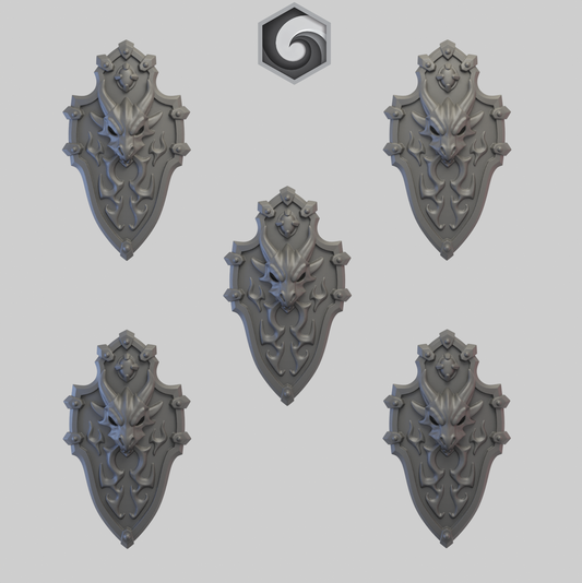 Anvil Warden Shield E x 5 ~  Greytide Studio