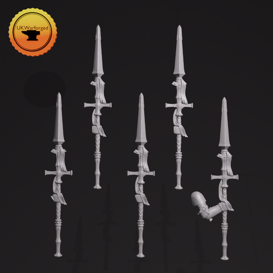 Right power lances x 5 ~  Greytide Studio image 0