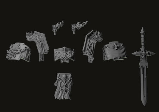 Templar Knight Dreadnought Upgrade Kit ~  Greytide Studio image 0