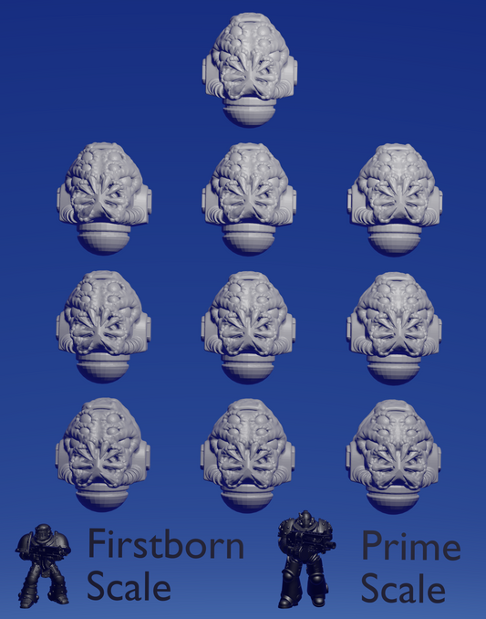 Corrupt Helmet A x 10 ~  Helforged Minis image 0