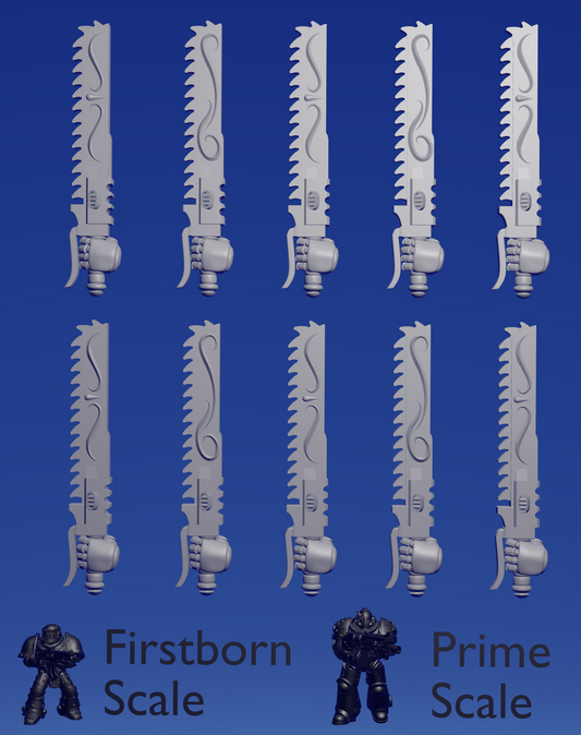 Blood Knight Chainsword :left hand: x 10 ~  Riconeid image 0