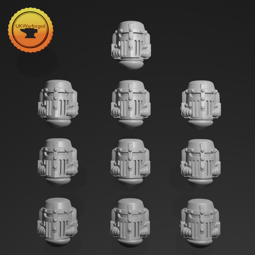 Helmet F x 10 ~  Greytide Studio image 0
