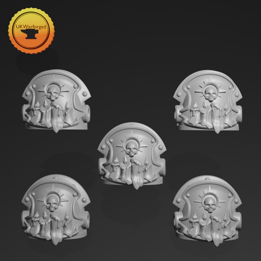 Heavy Armour - Terminator Shoulderpad J x 5 ~  Greytide Studio image 0