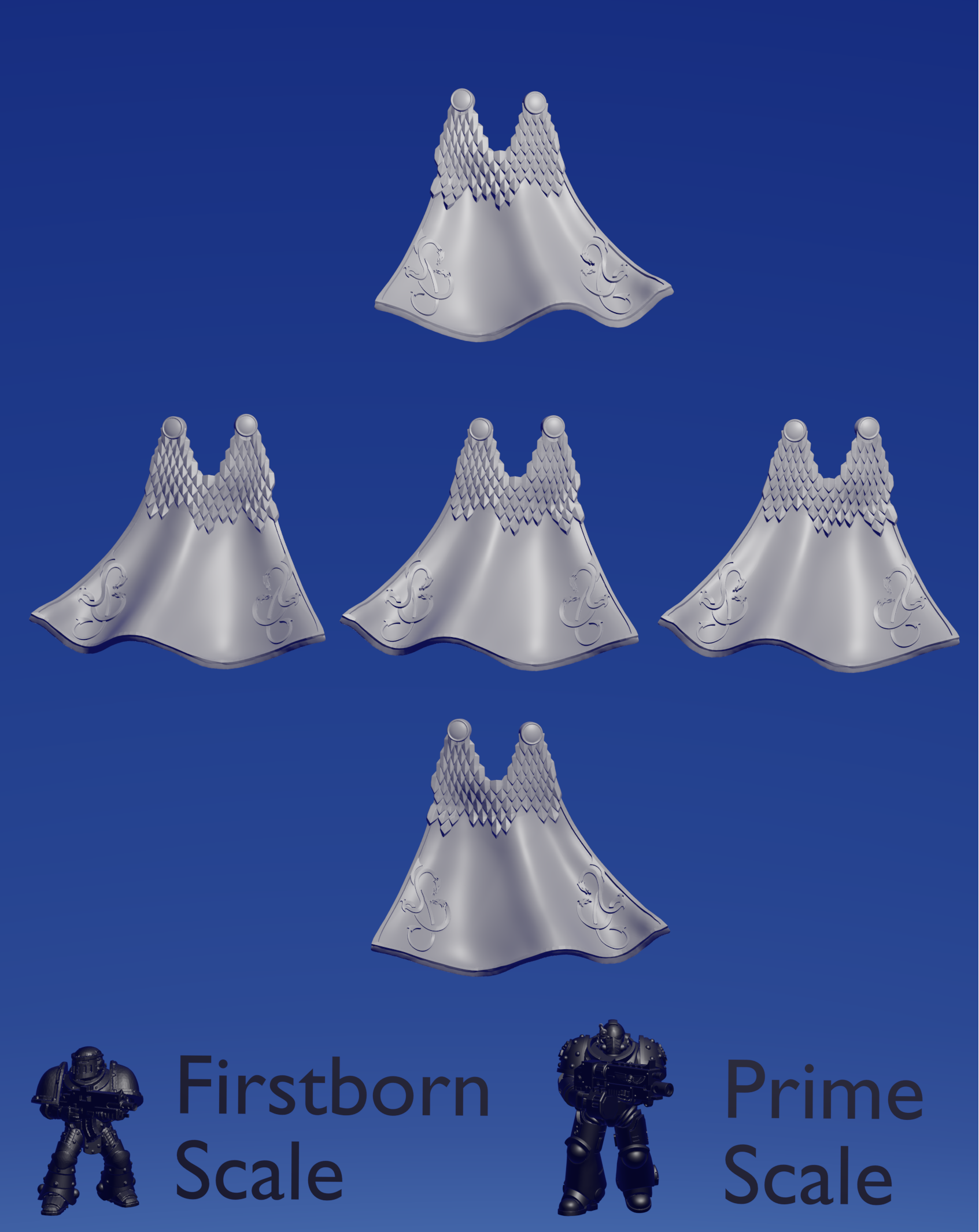 Hydra Warhost Cloak x 5  ~  Hydra Workshop image 0