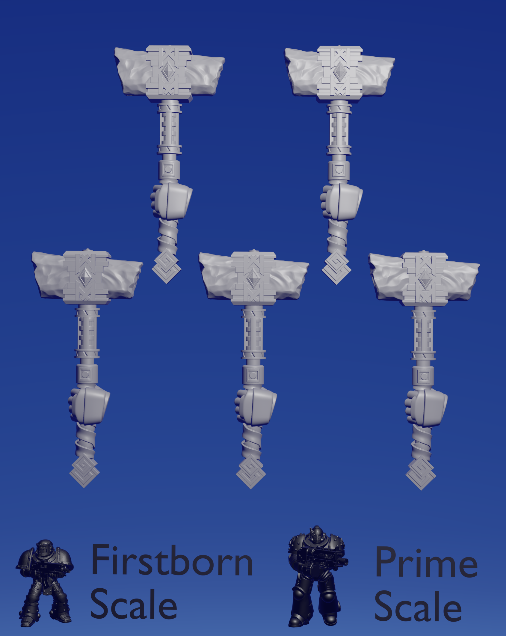 Bear Company Power Hammer :left hand: x 5 ~  Greytide Studio image 0
