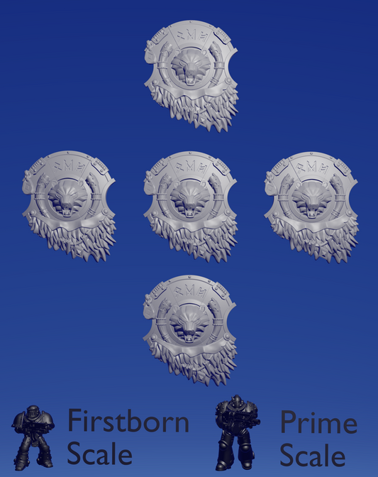 Bear Company Shield x 5 ~  Greytide Studio image 0