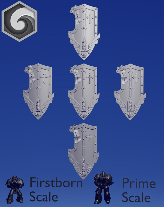 Boarding Shield D x 5 ~  Greytide Studio image 0