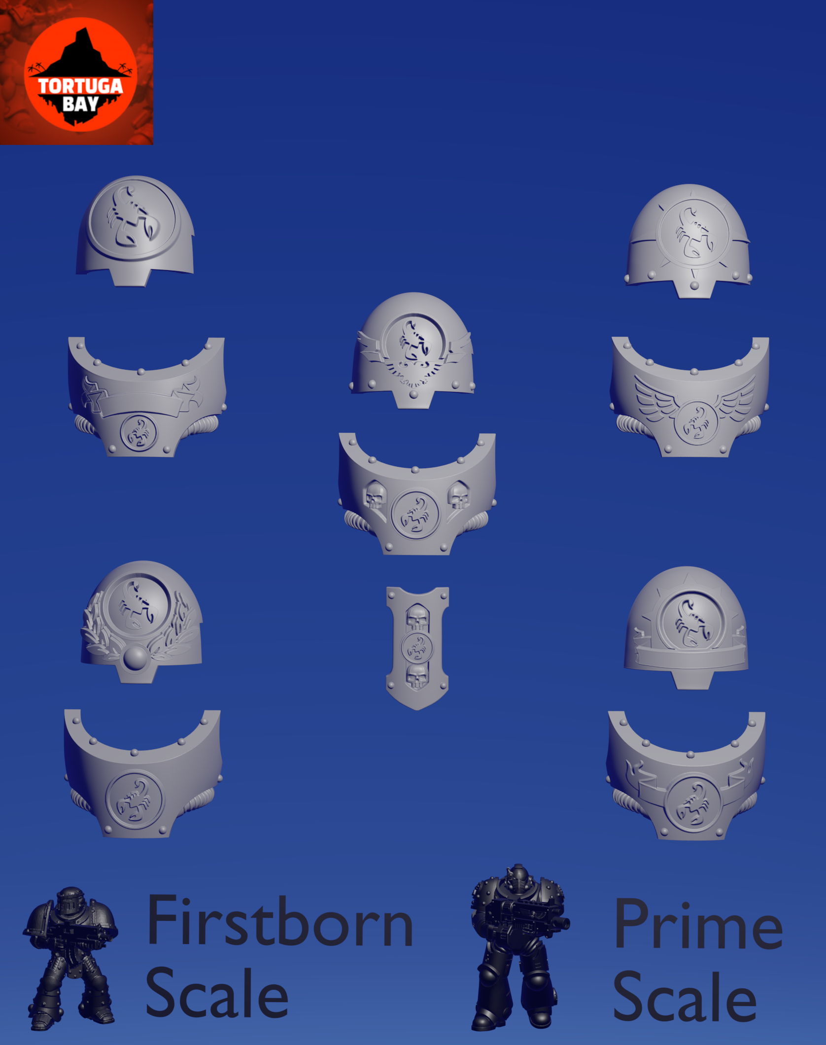 Scorpion Knight Heavy Upgrade Set  ~  Tortuga Bay image 0