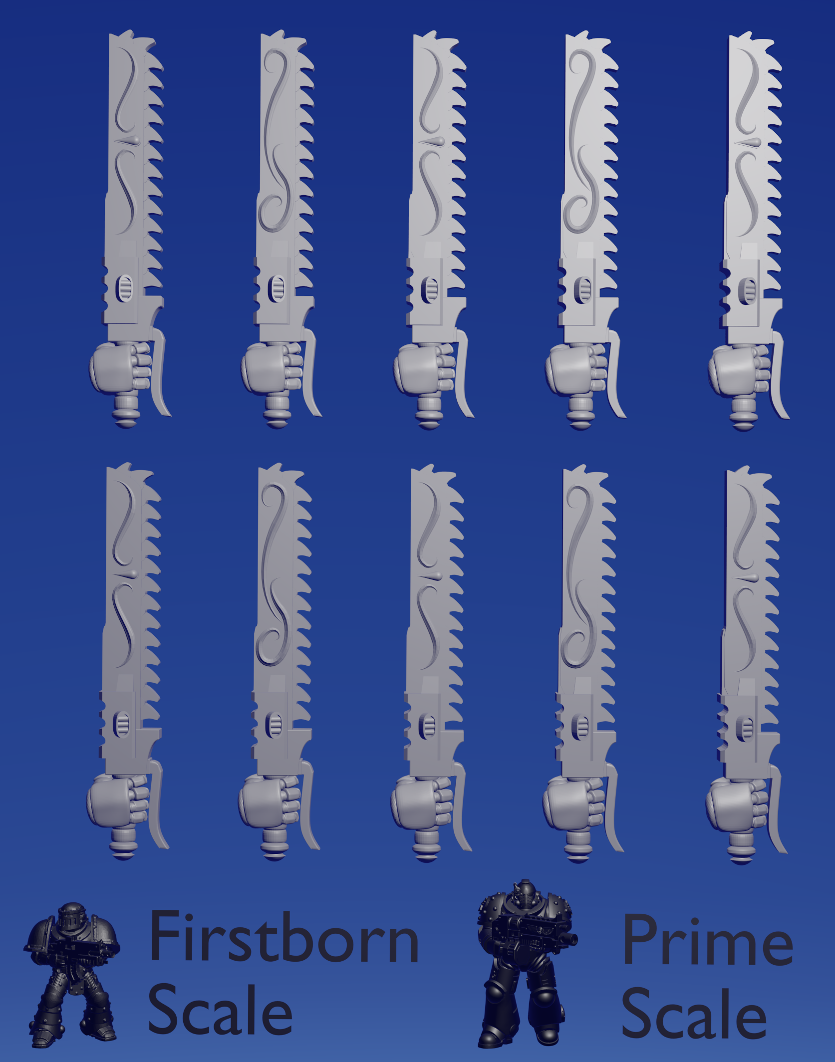 Blood Knight Chainsword :right hand: x 10 ~  Riconeid image 0
