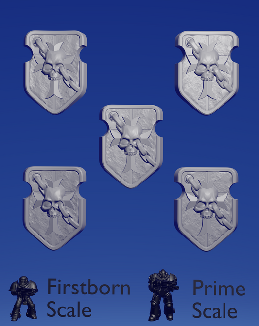 Templar Knight Tilting Shield B x 5 ~ Marta Punkgirl image 0