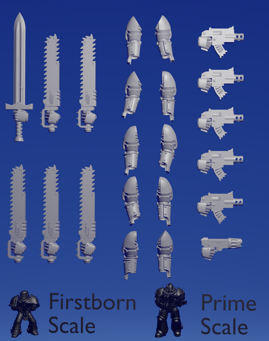 M3 Assault Arms - chainsword ~  Helforged Minis image 0