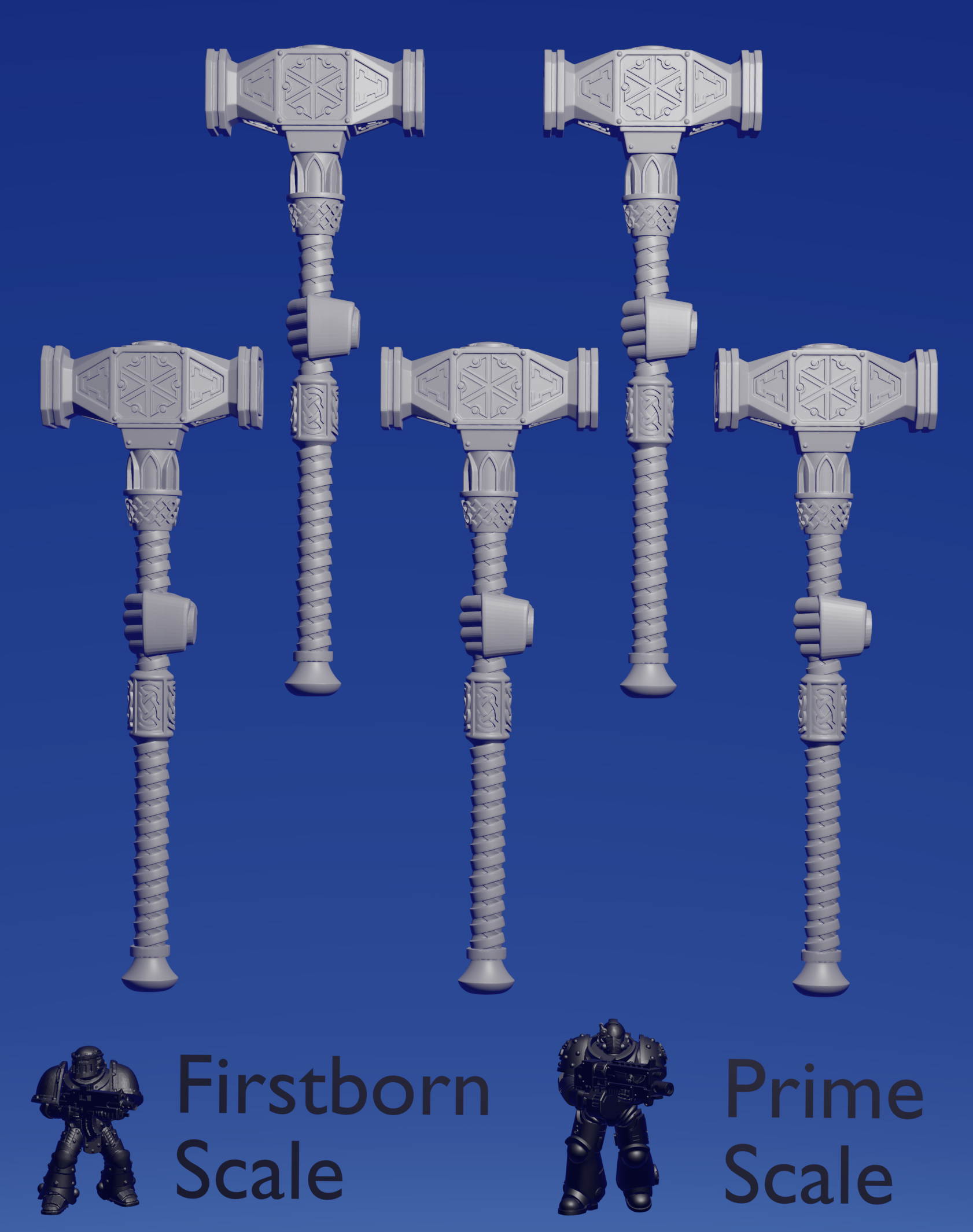 Runic Power Hammer :left hand: x 5 ~  Hydra Workshop image 0