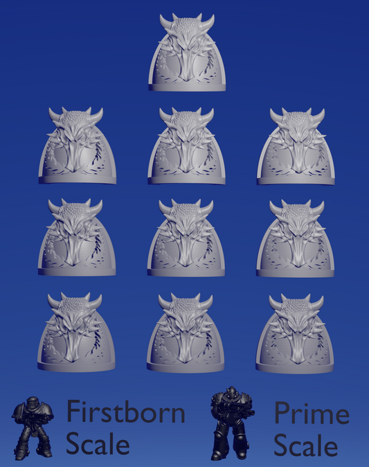 Flame Knight Gen 7 Shoulderpad A x 10 ~  Riconeid image 0