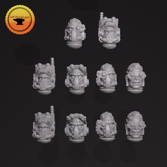 Tactical Helms x 10 ~  Greytide Studio image 0