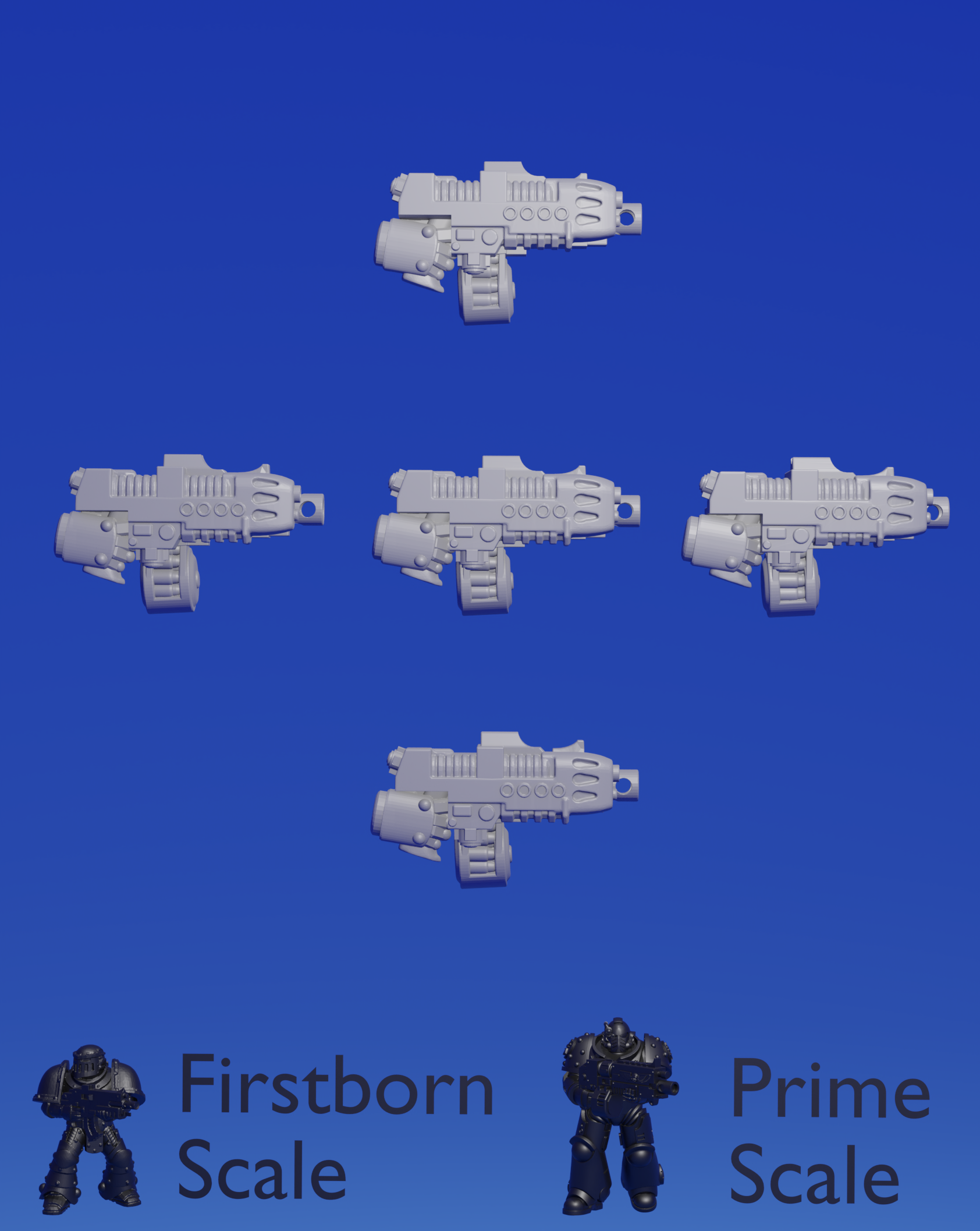 Heavy Armour - combi-plasma  x 5 ~  Helforged Minis image 0