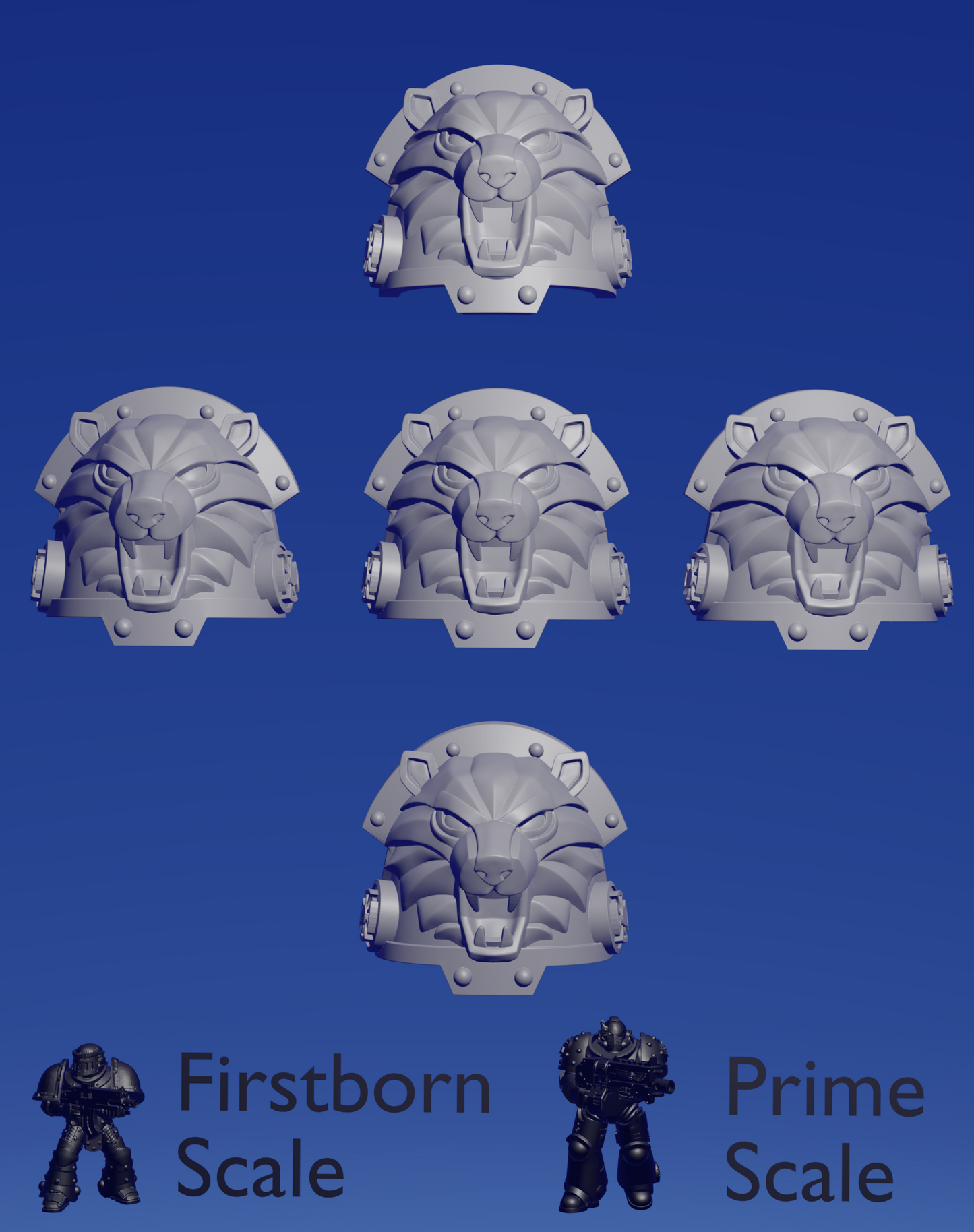 Bear Company Termi Shoulderpad x 5 ~  Greytide Studio image 0
