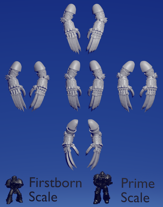Terror Warhost Detailed Power Claws  x 10 ~  Helforged Minis image 0