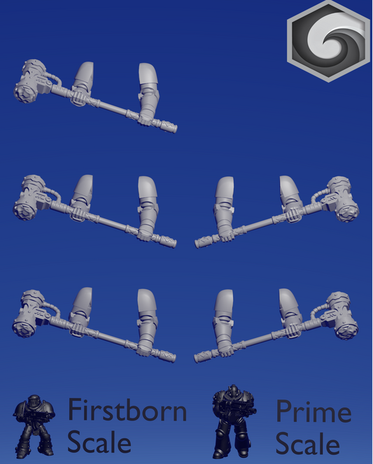 Primal Hound Two-Handed Hammer B x 5 ~  Greytide Studio image 0