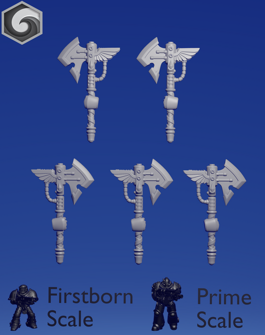 Crimson Lords Power Axe E x 5 ~  Greytide Studio image 0