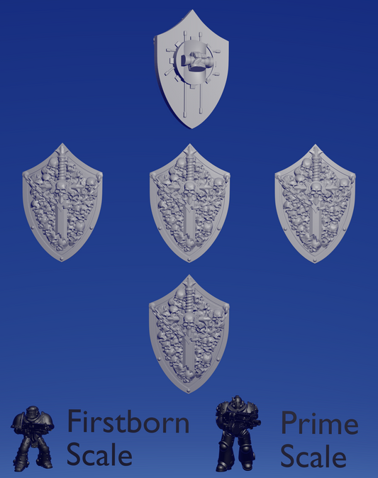 Knightly Shield D x 5 ~  Marta Punkgirl image 0