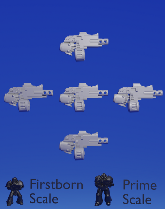 Heavy Armour - combi-rifles  x 5 ~  Helforged Minis image 0