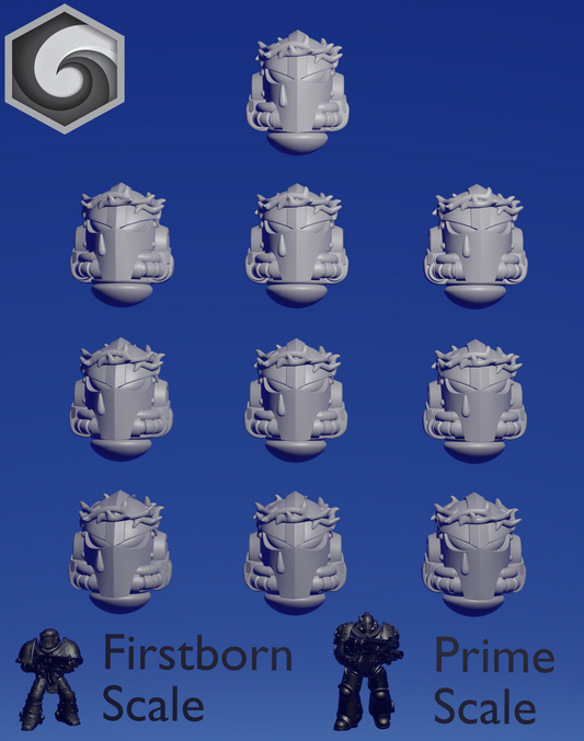 Crimson Lords Helmet L x 10 ~  Greytide Studio image 0