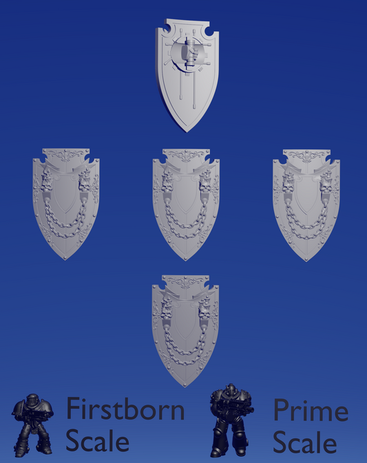 Knightly Shield B x 5 ~  Marta Punkgirl image 0
