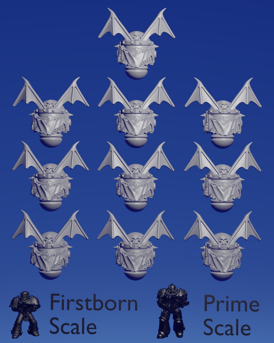 Terror Warhost Helmet D x 10 ~  Helforged Minis image 0
