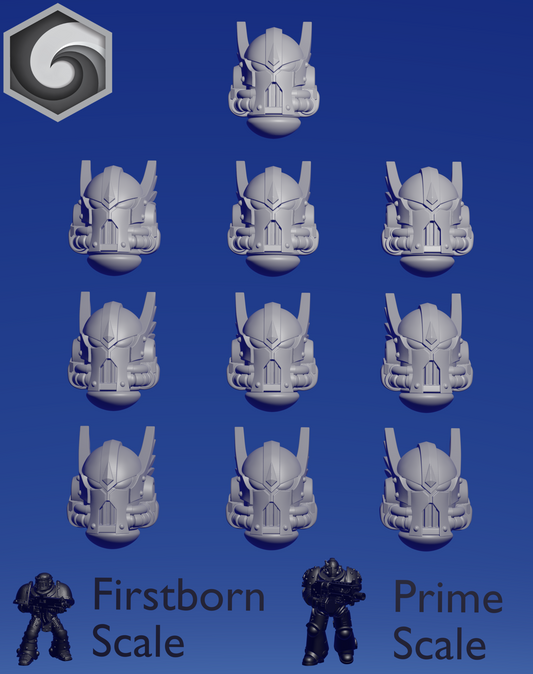 Crimson Lords Helmet G x 10 ~  Greytide Studio image 0