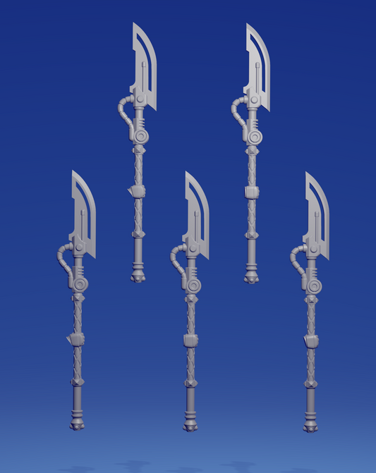 Right power halberds x 5 ~  Greytide Studio