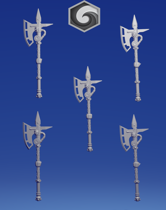 Left power axe x 5 ~  Greytide Studio