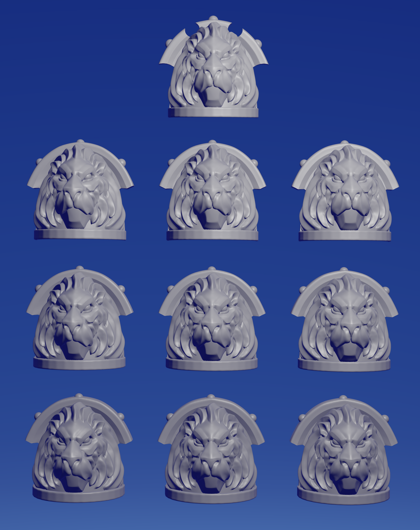 Shoulderpad B x 10 ~  Greytide Studio