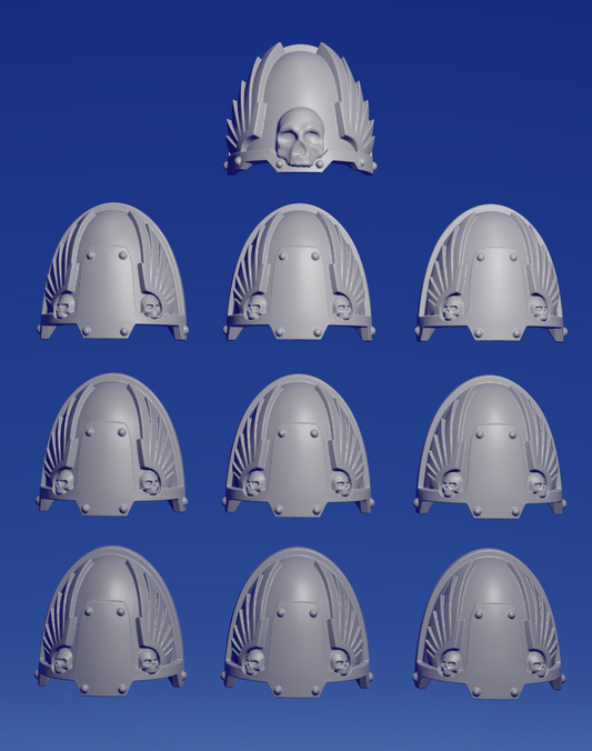 Shoulderpad F x 10 ~  Greytide Studio