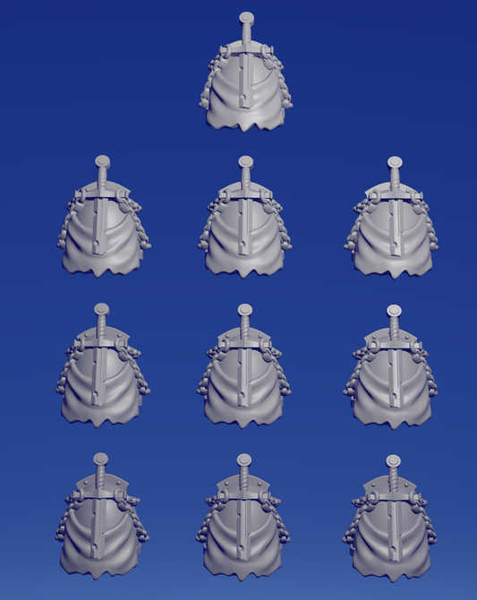 Shoulderpad G x 10 ~  Greytide Studio