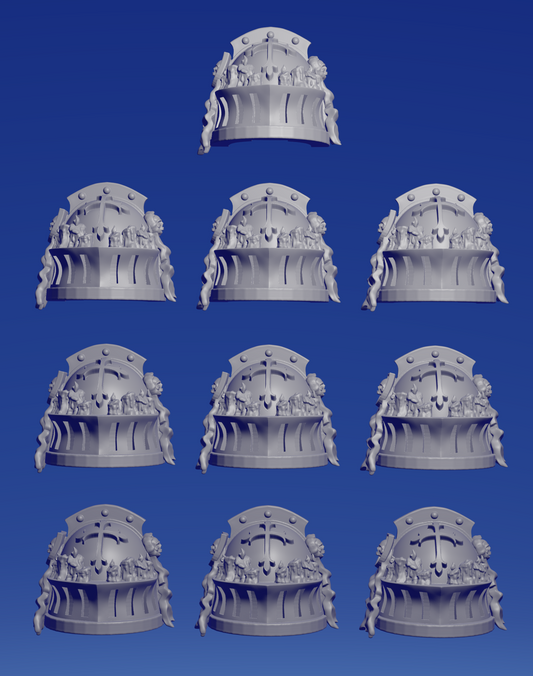 Shoulderpad I x 10 ~  Greytide Studio