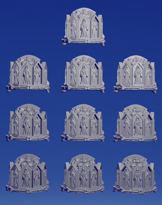 Shoulderpad J x 10 ~  Greytide Studio