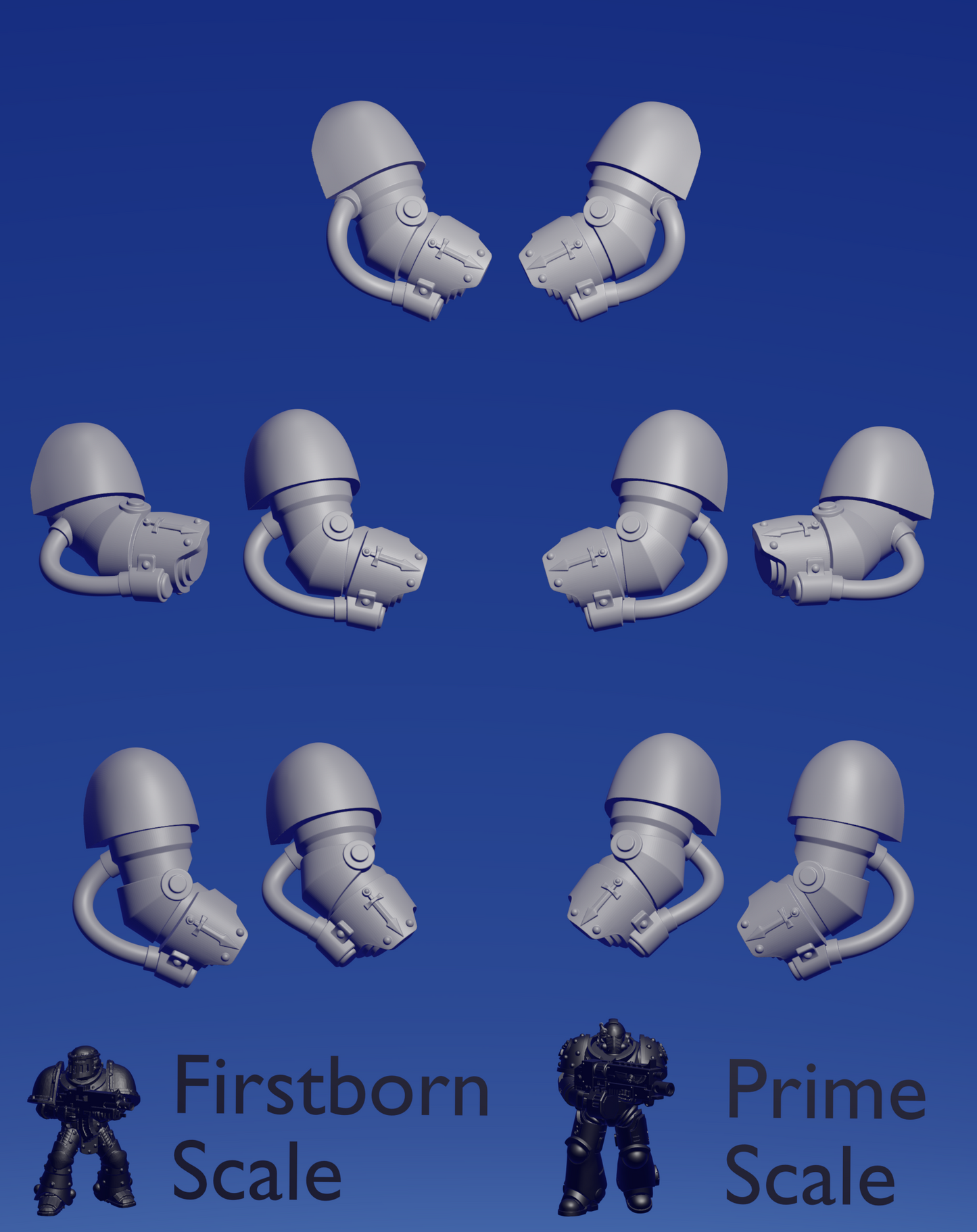 Heavy Armour - Terminator Arms x 10 ~  Greytide Studio