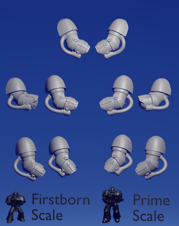 Heavy Armour - Terminator Arms x 10 ~ Greytide Studio – UKWarforged