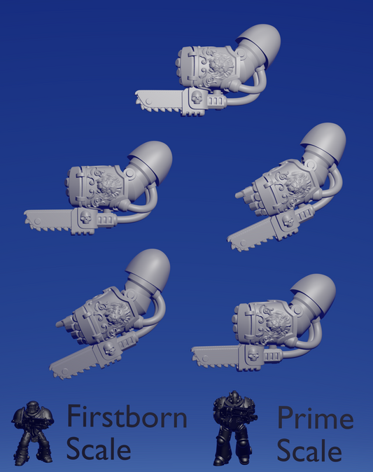 Heavy Armour - Terminator Chain Fists x 5 ~  Greytide Studio